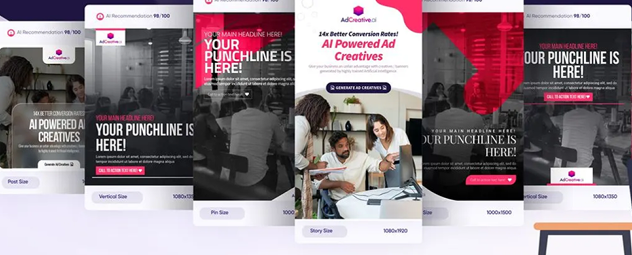 AI-Generated Creatives & Copy