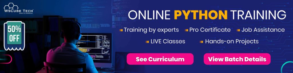 onine python course in india