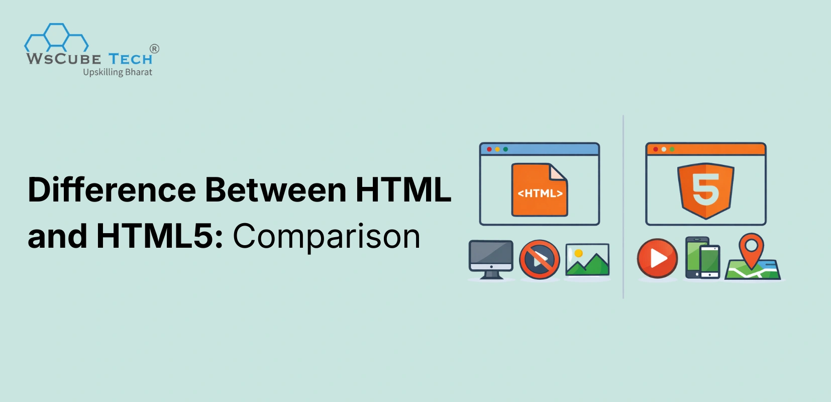 Difference Between HTML and HTML5: 2026 Comparison 