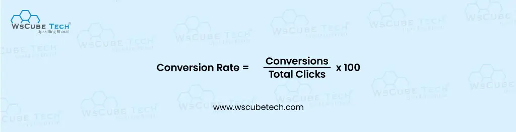 conversion rate formula