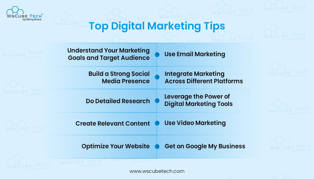 Digital Marketing Tips