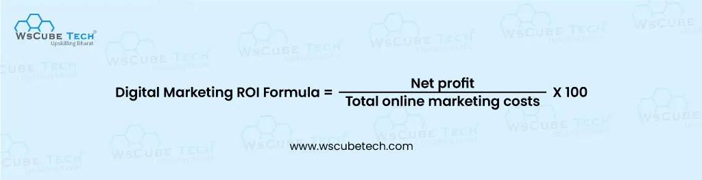 roi in digital marketing formula