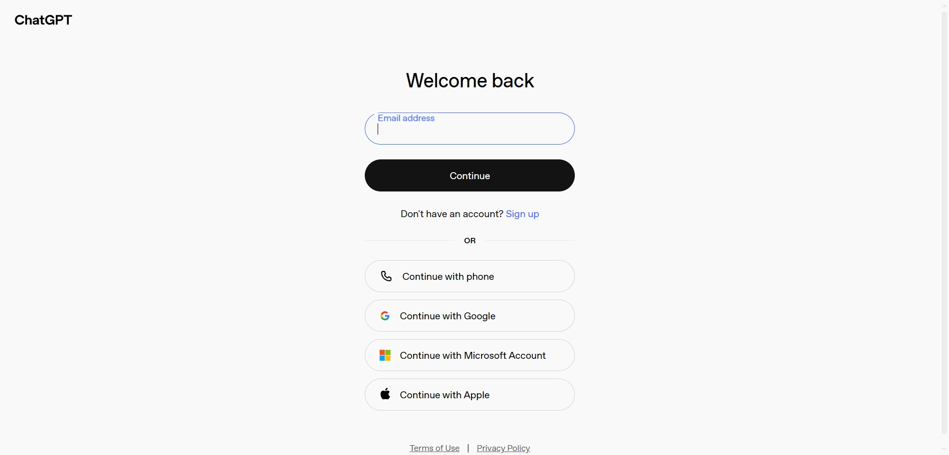 chatgpt signup