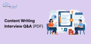 Top Content Writing Interview Questions And Answers (With PDF)