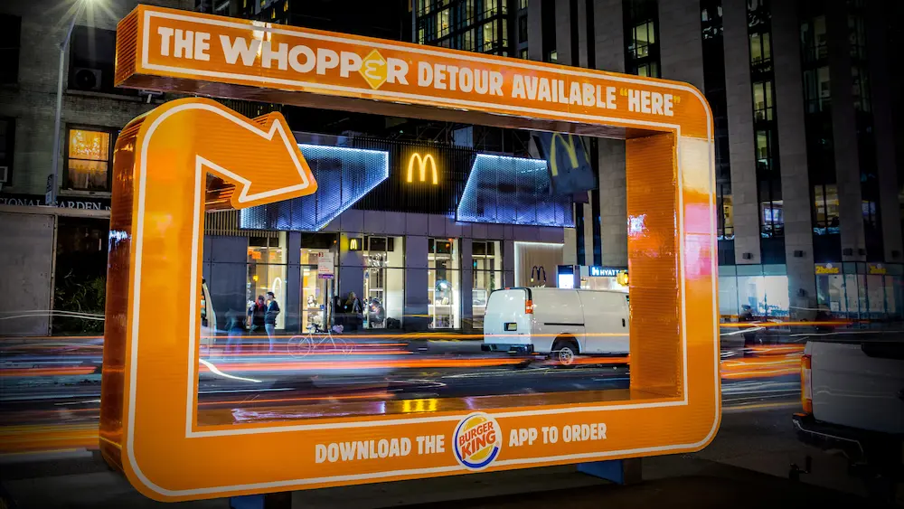 Burger King’s “Whopper Detour" Guerilla Marketing